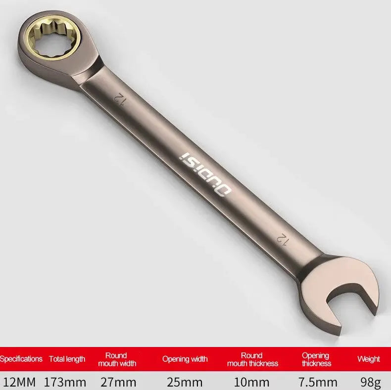 Ringmaul Ratschenschlüssel 8-24 mm Maul-Ringratschenschlüssel Knarrenschlüssel BoLian