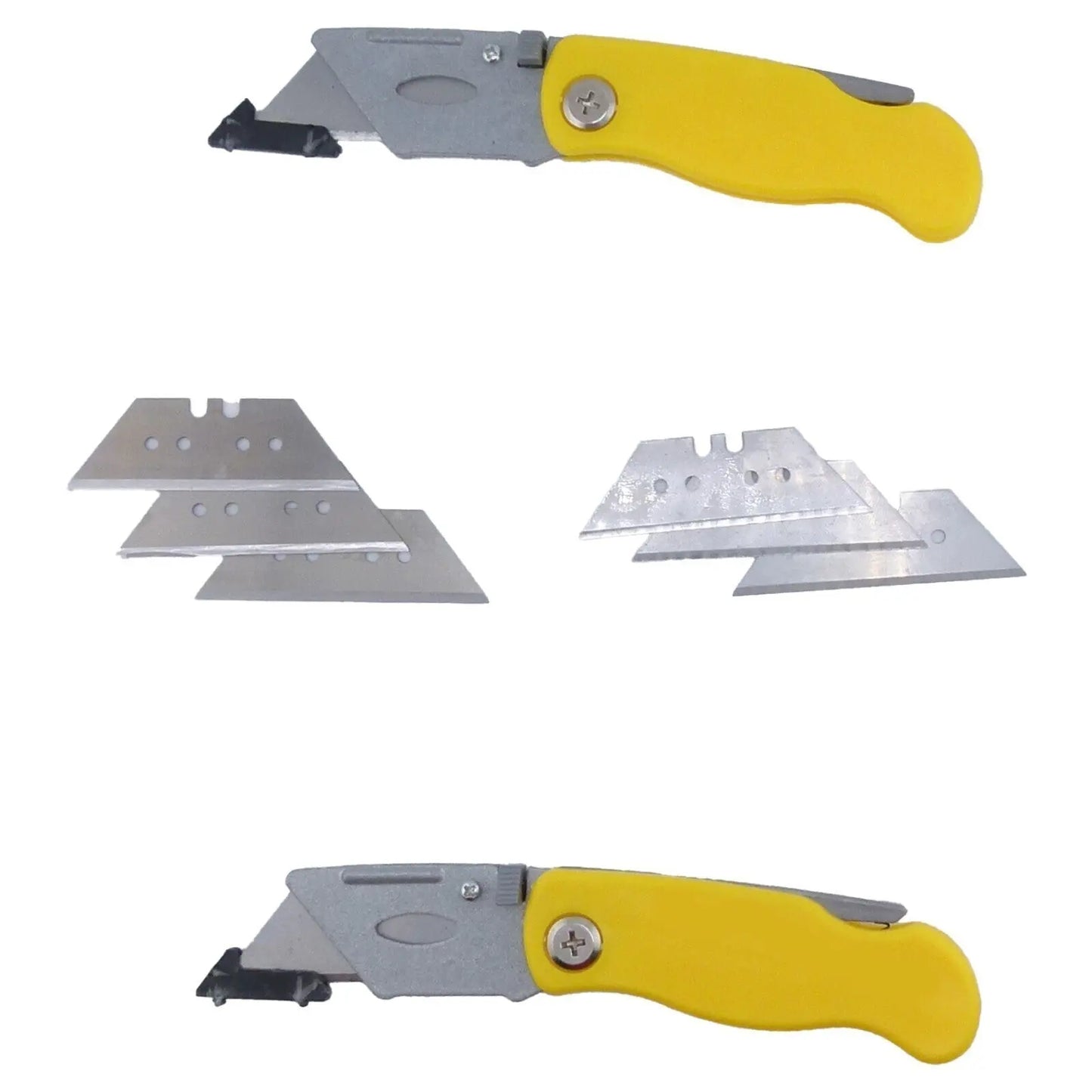 Cuttermesser Teppichmesser Cutter Kartonmesser mit Ersatzklingen 3er Set Ocris