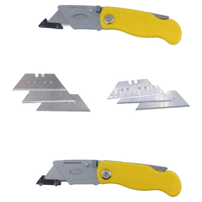Cuttermesser Teppichmesser Cutter Kartonmesser mit Ersatzklingen 3er Set Ocris