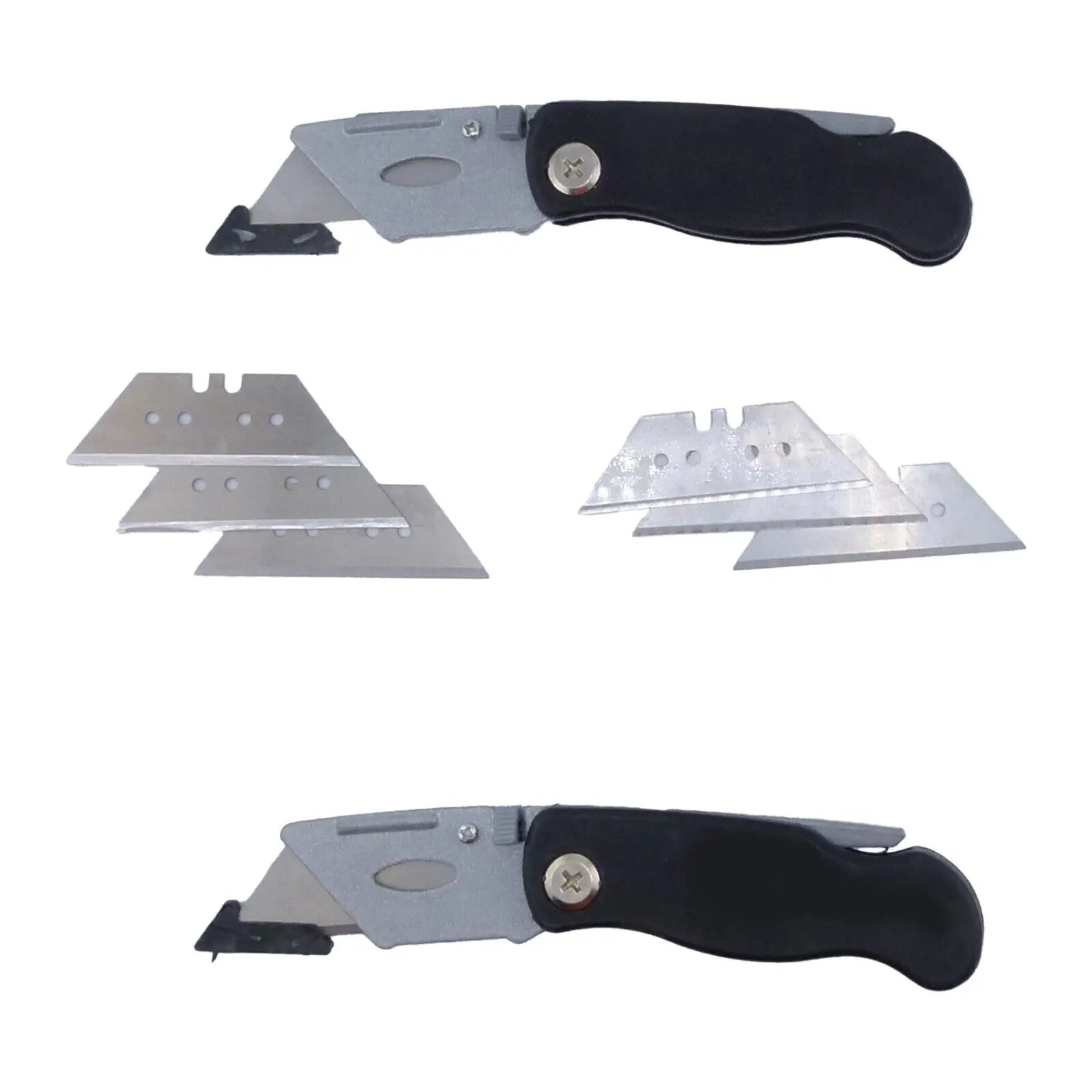 Cuttermesser Teppichmesser Cutter Kartonmesser mit Ersatzklingen 3er Set Ocris