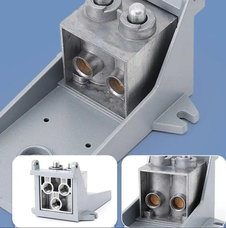 Pneumatik Ventil Fußschalter 5/2 Wege Taster 1/4" Anschluß Taster Schalldämpfer Ocris