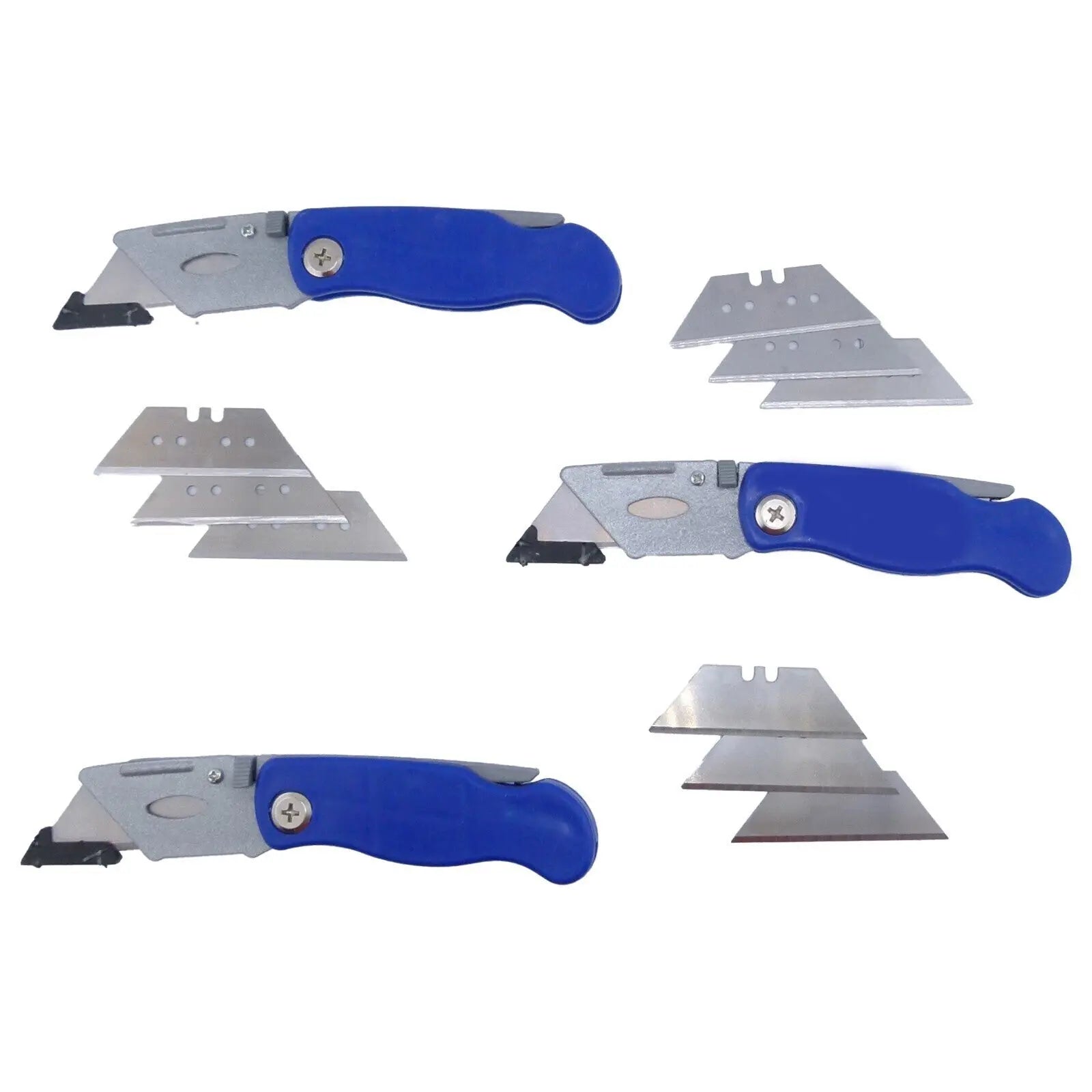 Cuttermesser Teppichmesser Cutter Kartonmesser mit Ersatzklingen 3er Set Ocris