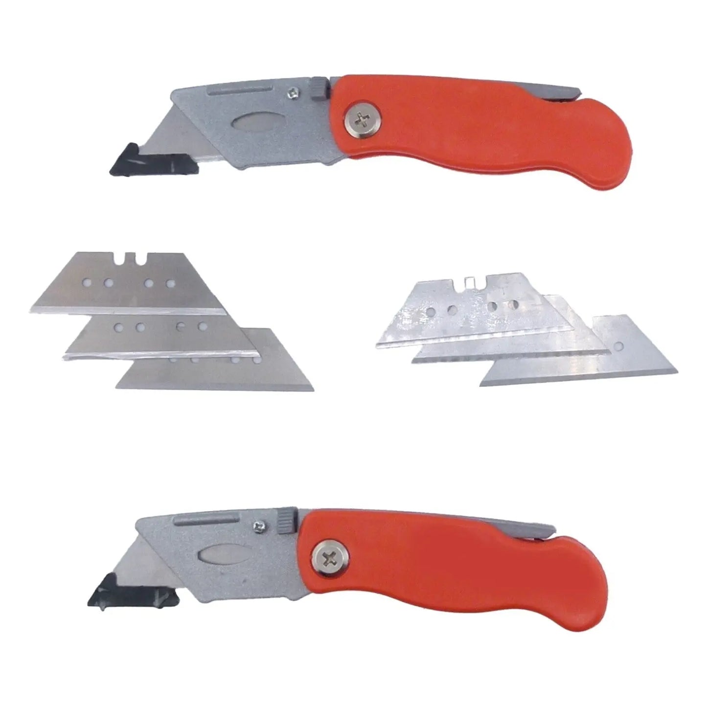 Cuttermesser Teppichmesser Cutter Kartonmesser mit Ersatzklingen 3er Set Ocris