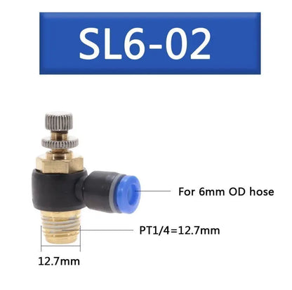 Pneumatik Drosselventil Ventil Luft SystemFesto Steckverbinder Druckluft Drossel Ocris