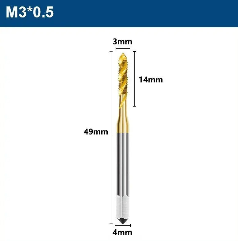 HSSE Maschinengewindebohrer Gewindeschneider Gewindebohrer Sackloch Edelstahl OCRIS