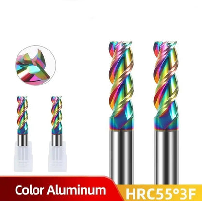 Fräser Aluminium Kunststoffe Beschichtung, Hartmetall, HRC55 6x6x 50 3 Schneiden Ocris