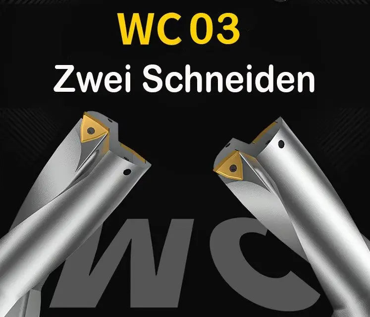 Vollbohrer 4xD 17 mit Innenkühlung Wendeplattenbohrer U Drill WC03 OCRIS