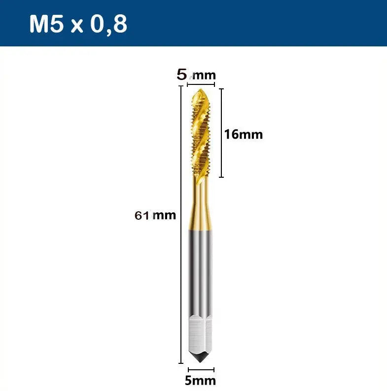 HSSE Maschinengewindebohrer Gewindeschneider Gewindebohrer Sackloch Edelstahl OCRIS