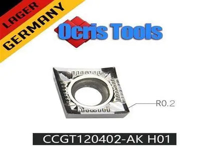 10 Stück Wendeschneidplatten CCGT120402 AK Alu+NE Top Quallität auch Einzeln Markenlos