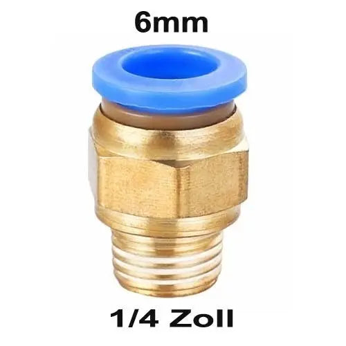 Steckverschraubung wie IQS/Festo Druckluft PU Schlauch Pneumatik Sparset Ocris