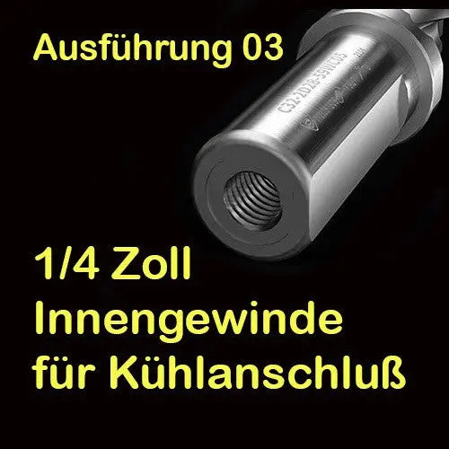 Vollbohrer 4xD 17 mit Innenkühlung Wendeplattenbohrer U Drill WC03 OCRIS