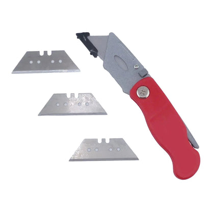 Cuttermesser Teppichmesser Cutter Kartonmesser mit Ersatzklingen 3er Set Ocris