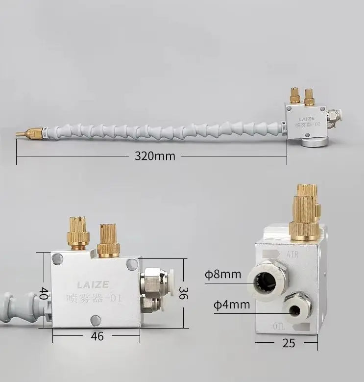 Sprühkühlung Minimalmengenschmierung Minimalmengenkühlung CNC Fräse neuer Typ LAIZE