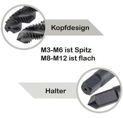 Maschinengewindebohrer Gewindebohrer Nitritoxyd beschichtet Sackloch Metrisch OCRIS