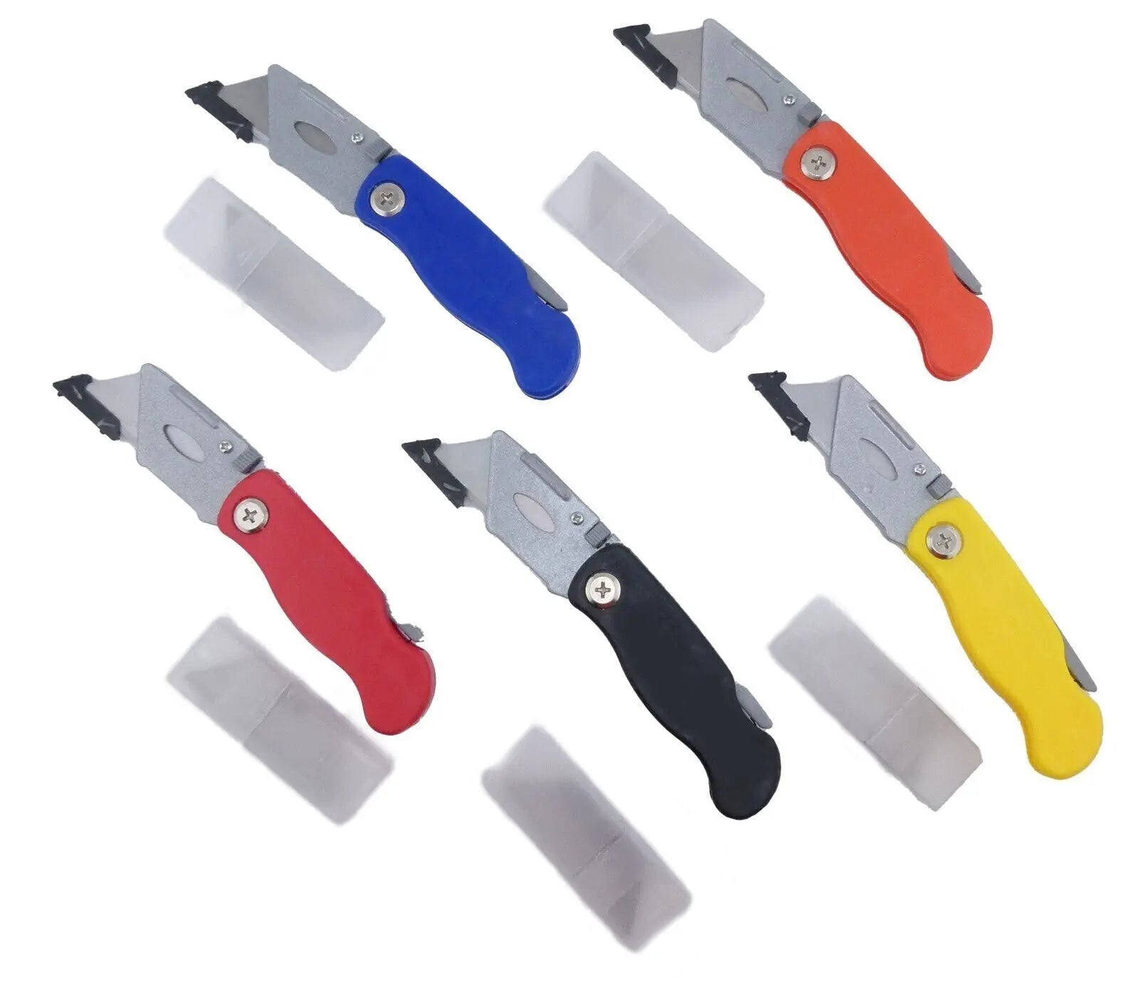 Cuttermesser Teppichmesser Cutter Kartonmesser mit Ersatzklingen 3er Set Ocris