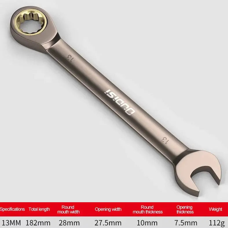 Ringmaul Ratschenschlüssel 8-24 mm Maul-Ringratschenschlüssel Knarrenschlüssel BoLian