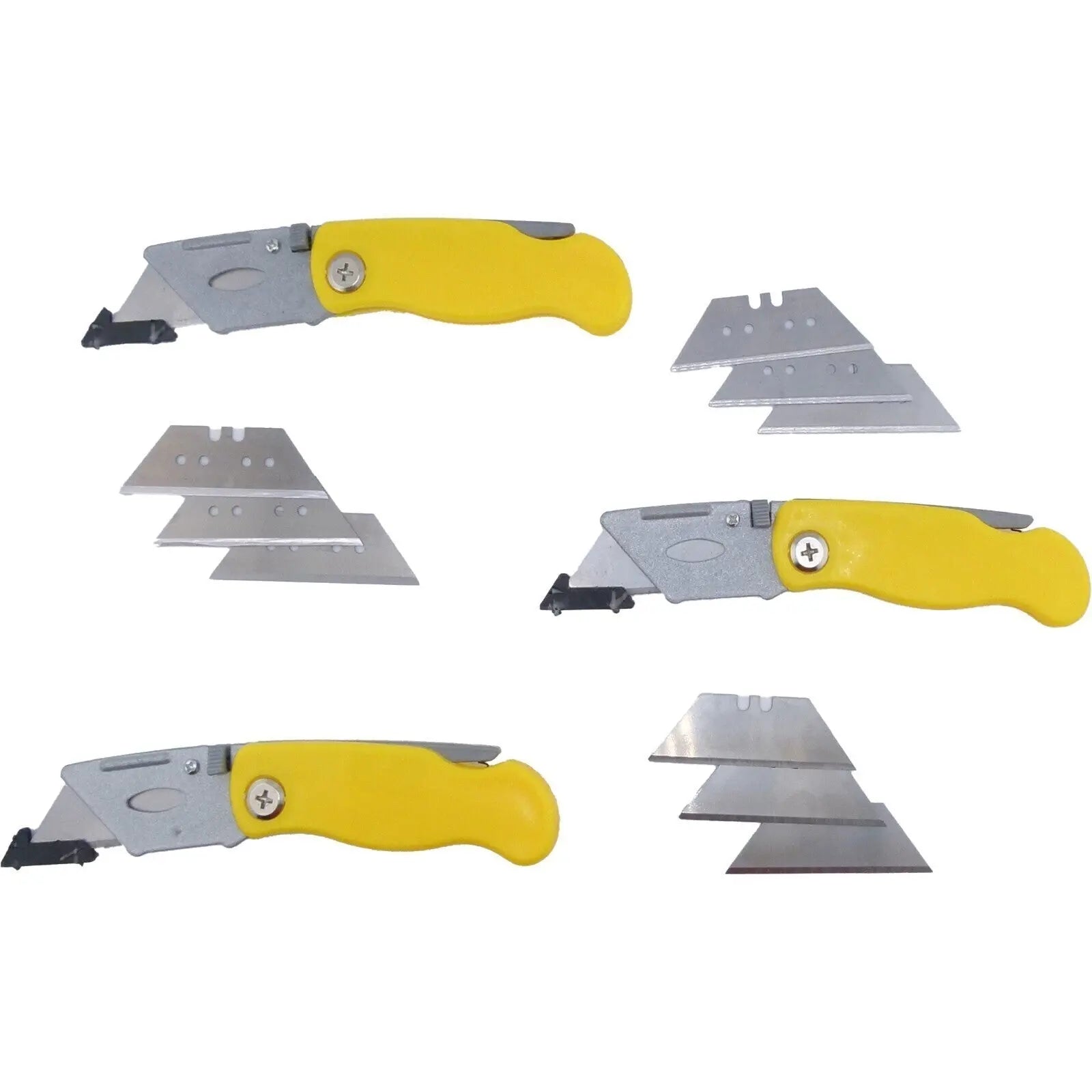 Cuttermesser Teppichmesser Cutter Kartonmesser mit Ersatzklingen 3er Set Ocris