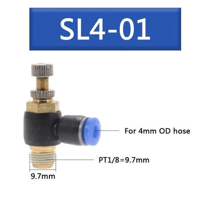 Pneumatik Drosselventil Ventil Luft SystemFesto Steckverbinder Druckluft Drossel Ocris