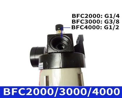 Druckluft Wartungseinheit Druckminderer Wasserabscheider Oeler 3/8 Zoll BFC3000 LAIZE