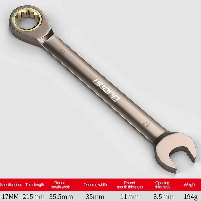 Ringmaul Ratschenschlüssel 8-24 mm Maul-Ringratschenschlüssel Knarrenschlüssel BoLian