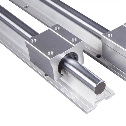 Linearschienen-Set SBR12 SBR16 SBR20 SBR25 300 400 500 600 800 1000 1200 mm 2 Stück Linearführung + 4 Stück Blocklager für CNC-Teil Ocris CNC Tools