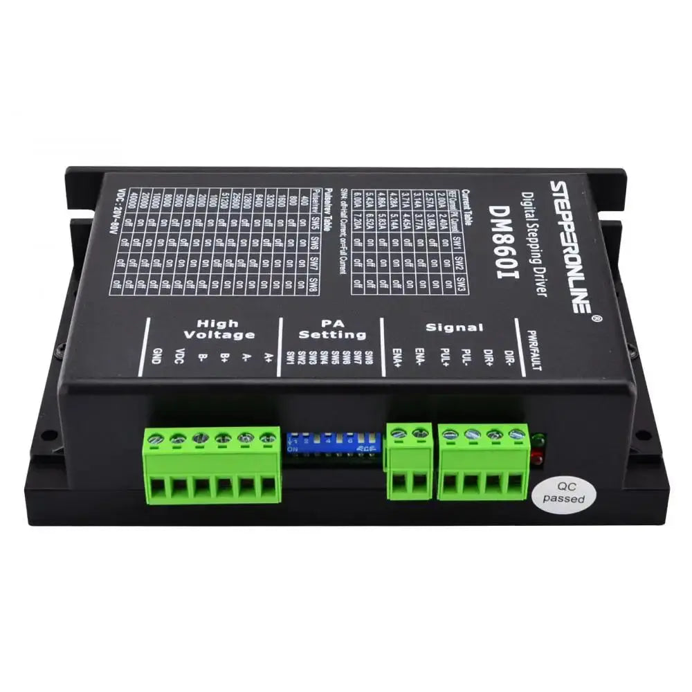DM860I Digitaler Schrittmotortreiber 2,4–7,2 A 20–80 VDC Schrittmotortreiber-Controller für Nema 34 Schrittmotor CNC Ocris CNC Tools
