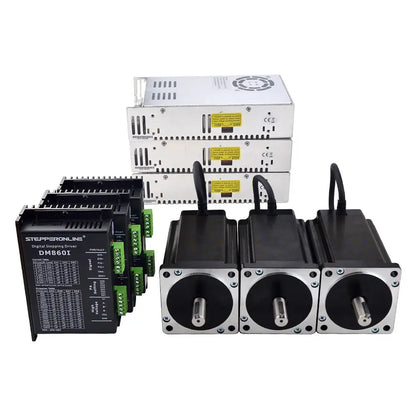 4/3 Achsen 12 Nm Nema34 Open Loop Schrittmotor & Schrittmotortreiber DM860I & Netzteil CNC-Fräser-Set Ocris CNC Tools