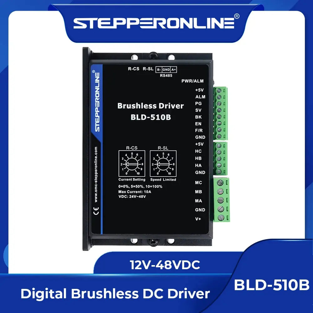 Bürstenloser Gleichstrommotortreiber BLD-510B Digital 12V-48VDC Max 15,0A für 400W BLDC-Motor Ocris CNC Tools