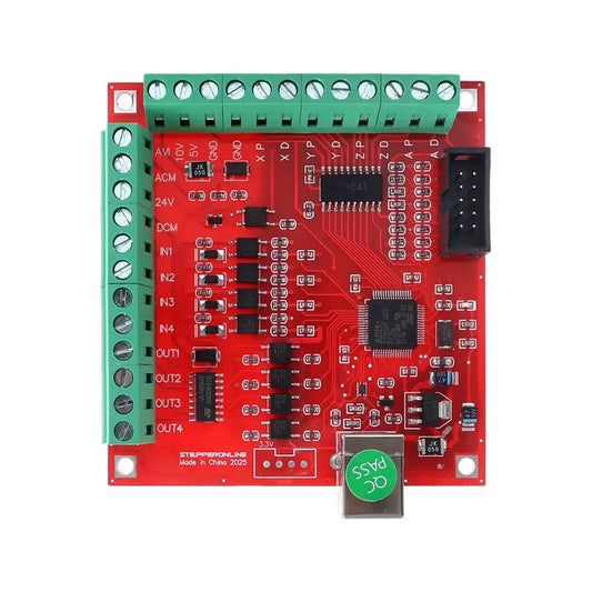 4-Achsen-CNC-Breakout-Board-Controller 100 kHz Steuerkarte USB-Steuerung für Mach3 für Gravierfräsmaschine Ocris CNC Tools