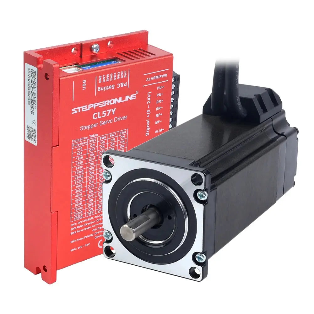 Nema 23, 3 Nm Schrittmotor-Kit mit geschlossenem Regelkreis, Encoder und Servotreiber CL57Y CNC-Kit Ocris CNC Tools