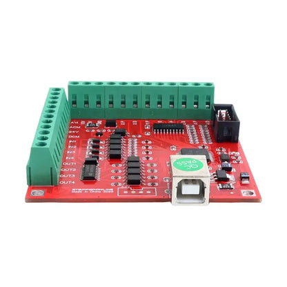 4-Achsen-CNC-Breakout-Board-Controller 100 kHz Steuerkarte USB-Steuerung für Mach3 für Gravierfräsmaschine Ocris CNC Tools