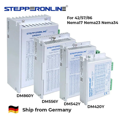 Digitaler Schrittmotortreiber DM542Y DM556Y DM860Y Treiber für Nema17 Nema23 Nema24 Nema34 42/57/86 Schrittmotor Ocris CNC Tools
