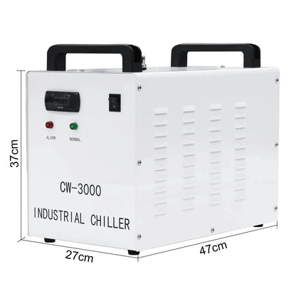 Sihao CNC Industrie Wasserkühler CW-5200 CW-5000 Lasergraviermaschine Wasserkühler für 80W-130W CO2-Glaslaslaserröhrenkühlung Ocris CNC Tools