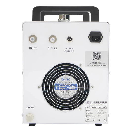 Sihao CNC Industrie Wasserkühler CW-5200 CW-5000 Lasergraviermaschine Wasserkühler für 80W-130W CO2-Glaslaslaserröhrenkühlung Ocris CNC Tools