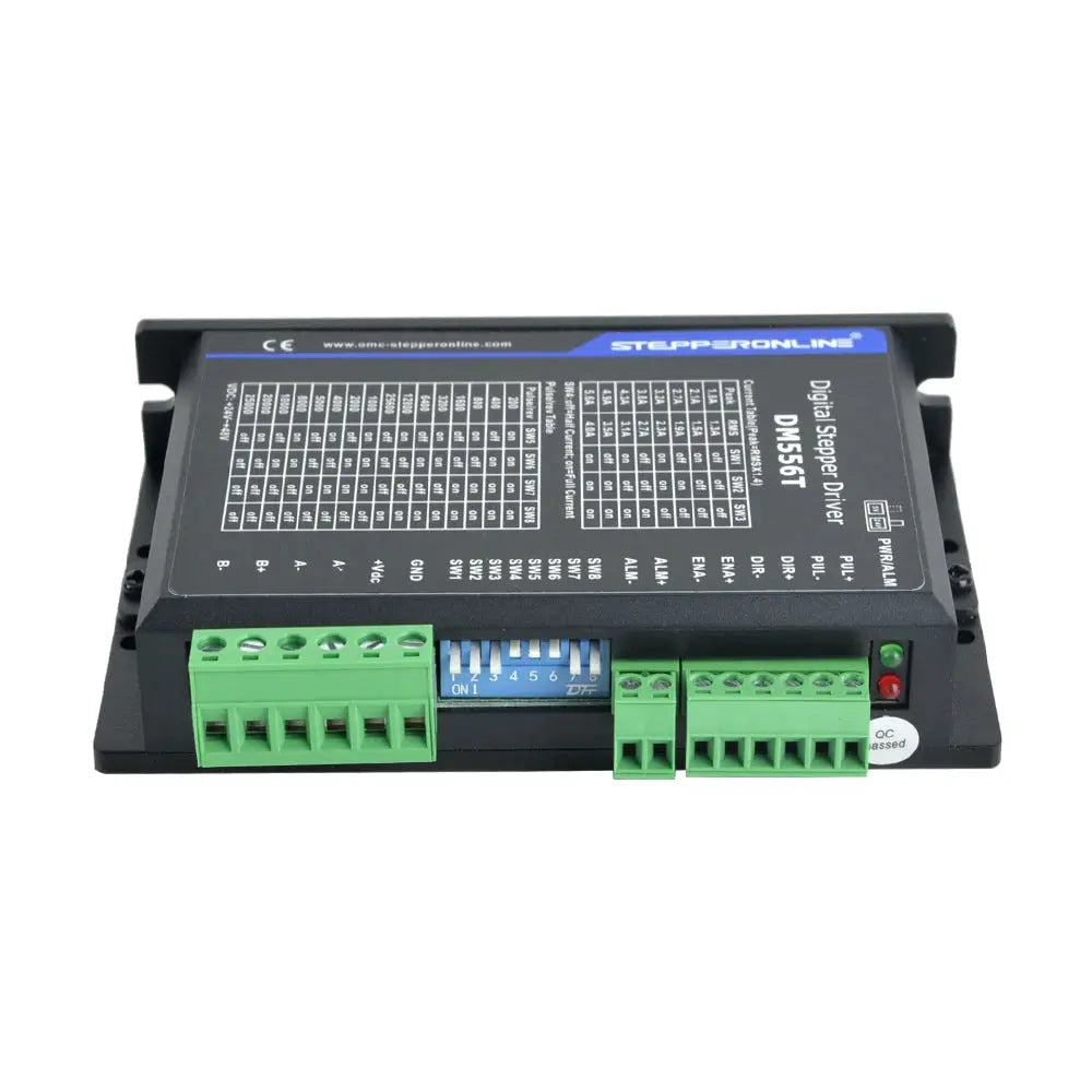 DM556T Schrittmotortreiber 20–50 VDC 1,8–5,6 A digitaler Schrittregler für Nema 17/23/24/34 Motor Ocris CNC Tools